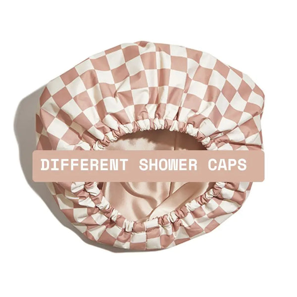 Stylish Waterproof Shower Caps